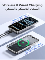 UGREEN Zapix Power Bank, 10000mAh Wireless Portable Charger, Magsafe Power Bank with USB C Cable PD 20W, 7.5W Magnetic iPhone Battery Pack for iPhone17/17 Air/17 Pro/17 Pro Max, iPhone 16/15/14 Series - Image 2
