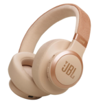 JBL LIVE 770NC Wireless Over-Ear Headphones – Adaptive Noise Cancelling, JBL Signature Sound, 65H Battery, Smart Ambient & Bluetooth 5.3, JBLLIVE770NCSAT, Beige